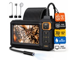 Strex Endoscoop met Scherm 5M - Inspectiecamera - Rioolcamera met HD Beeld - IP67 Waterdicht - Instelbare LED Verlichting