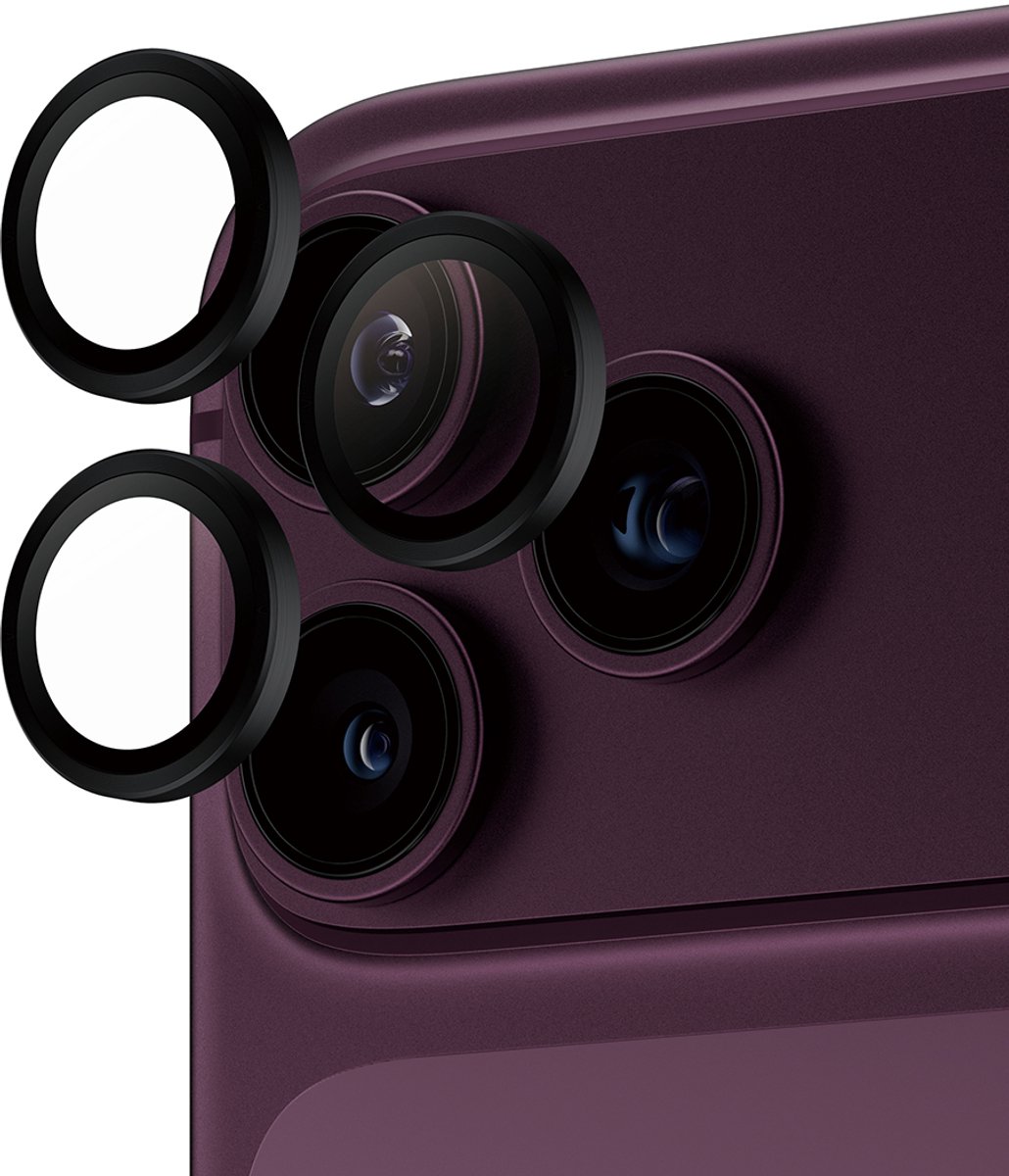 PanzerGlass Hoops iPhone 18 Pro / 18 Pro Max cameralens protector zwart