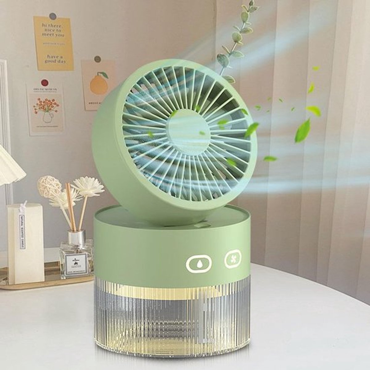 Solvix tafel ventilator geluidloos - Mini Mist Ventilator thumbnail 4