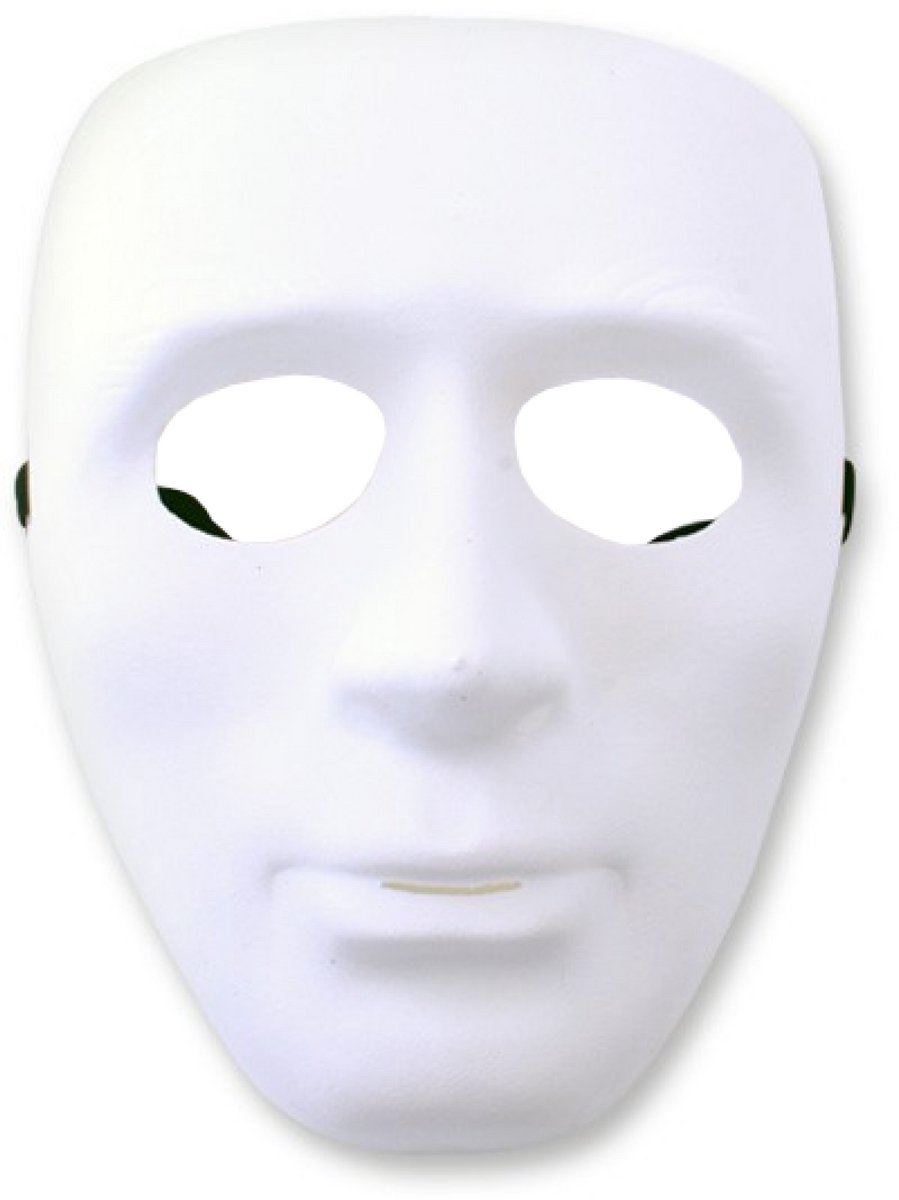 Grimeermasker luxe wit