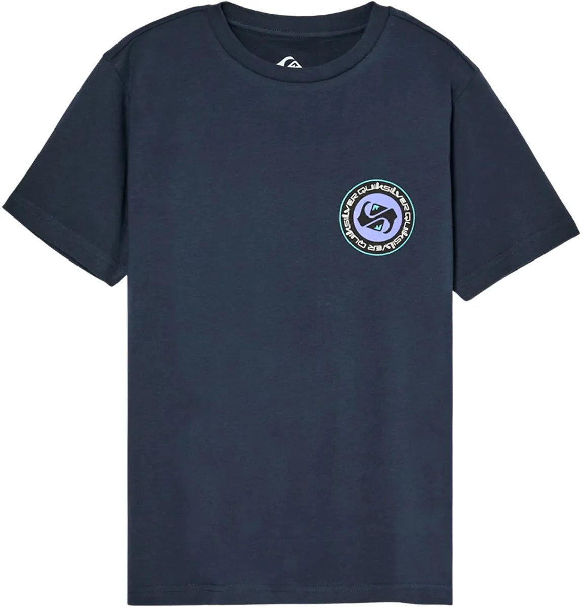 Quiksilver Evo Duality T-shirt Met Korte Mouwen 14 Years Jongen Blauw