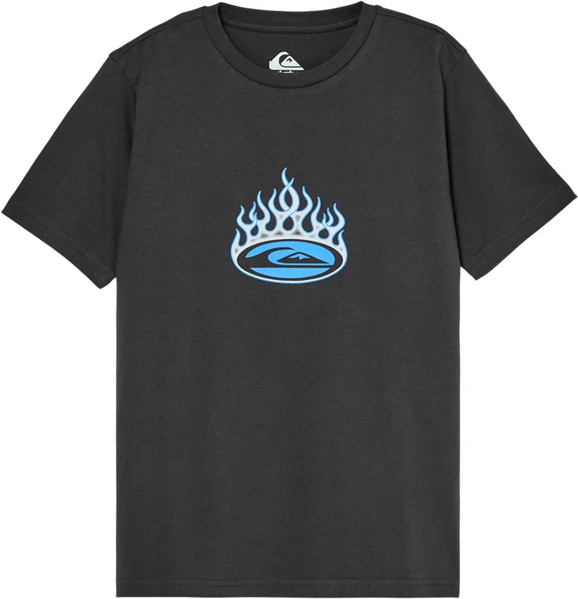 Quiksilver Flaming T-shirt Met Korte Mouwen 16 Years Jongen Tarmac