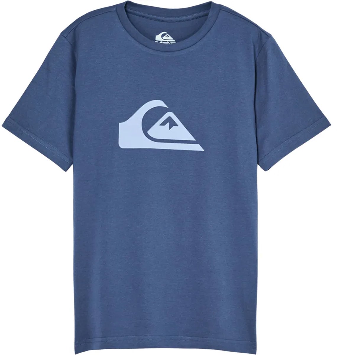 Quiksilver Evo Comp Logo T-shirt Met Korte Mouwen 10 Years Jongen Vintage Indigo