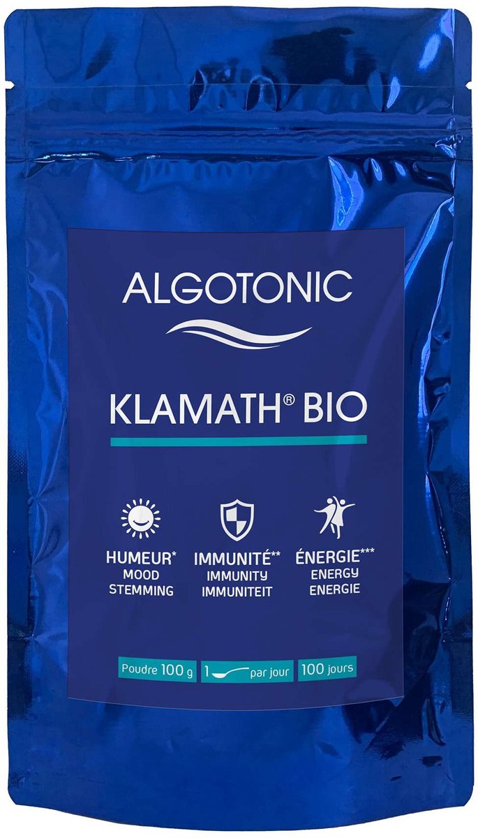 100% Pure Organisch Klamath Poeder - Superfood - 100 gram - 100 dagen kuur