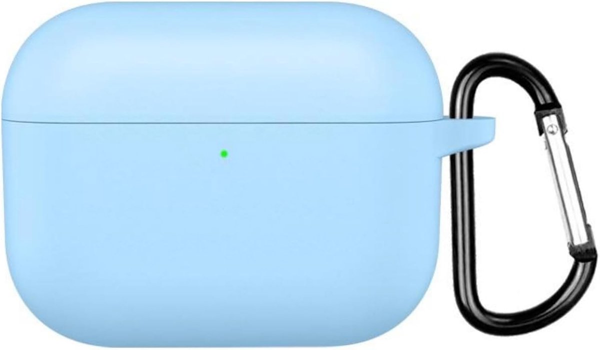 SnelShoppen - GIOPUEY Silicone Beschermcase Geschikt voor Airpods Pro 3 2025, Ultra Dun, Schokbestendig, Krassenbestendig, Blauw