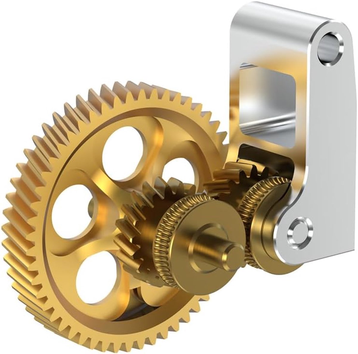 SnelShoppen - 3D Printer Extruder Tandwiel voor Bambu X1C P1P P1S Gouden RNC Nano Gecoate Geharde Stalen Gears