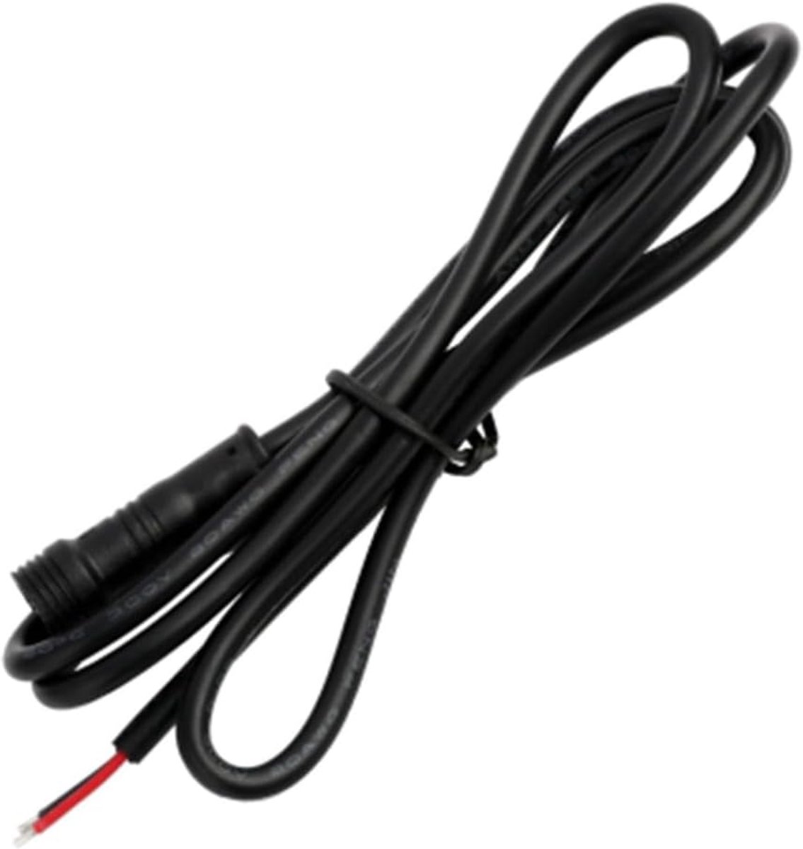 SnelShoppen - Verbinding kabel voor NEMO stekker systeem (IP44), 1 m, zwart, 2 x 0.75 mm², flexibele aansluitkabel voor buiten en binnen verlichting,