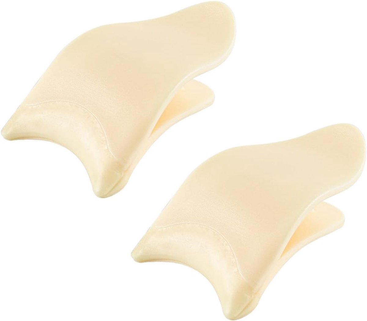 SnelShoppen - 2 Stuks Valse Wimpers Pincet met Ergonomisch Ontwerp voor Beginners - Wimperkruller, Oogmake-up Tool, 35 mm Breed, Perfect voor Feesten