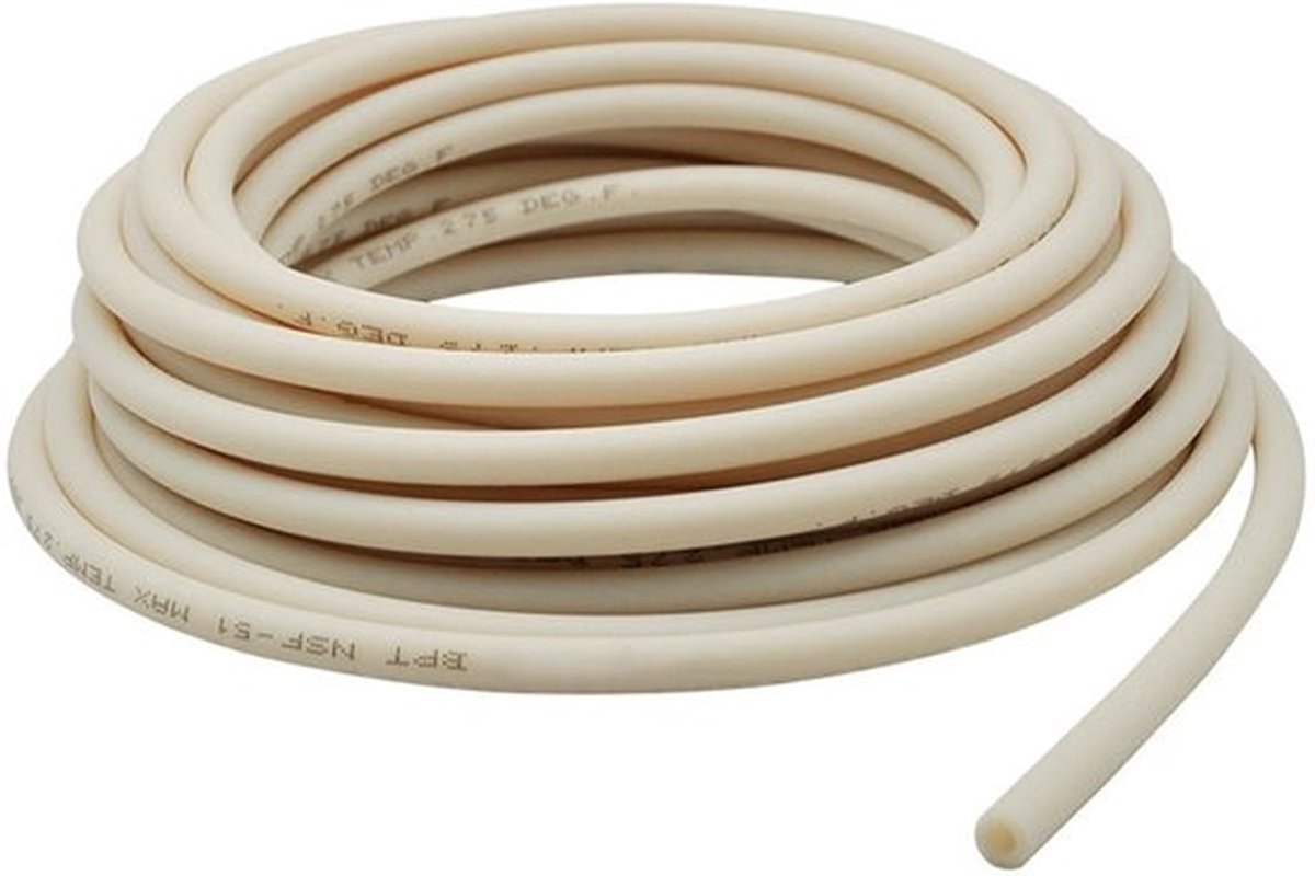 Peristaltische Pomp - Flexibele Siliconen Slang 6.4x9.6 Mm - Glad Binnenoppervlak - Veiligheid Vloeistofoverdracht - Vermindert Contaminatierisico - Ideaal voor Diagnostische Toepassingen - Siliconenbuis