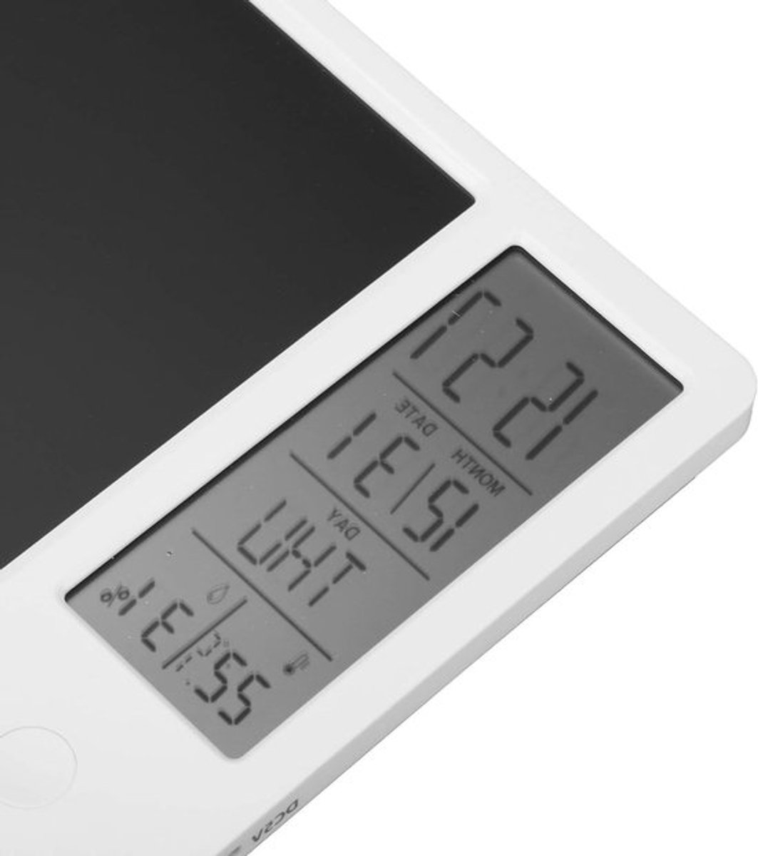 Digitale Schrijfbord met Stylus, Oplaadbare LCD Notitieboek voor Thuis, Kantoor en School met Alarmfunctie en Kalender