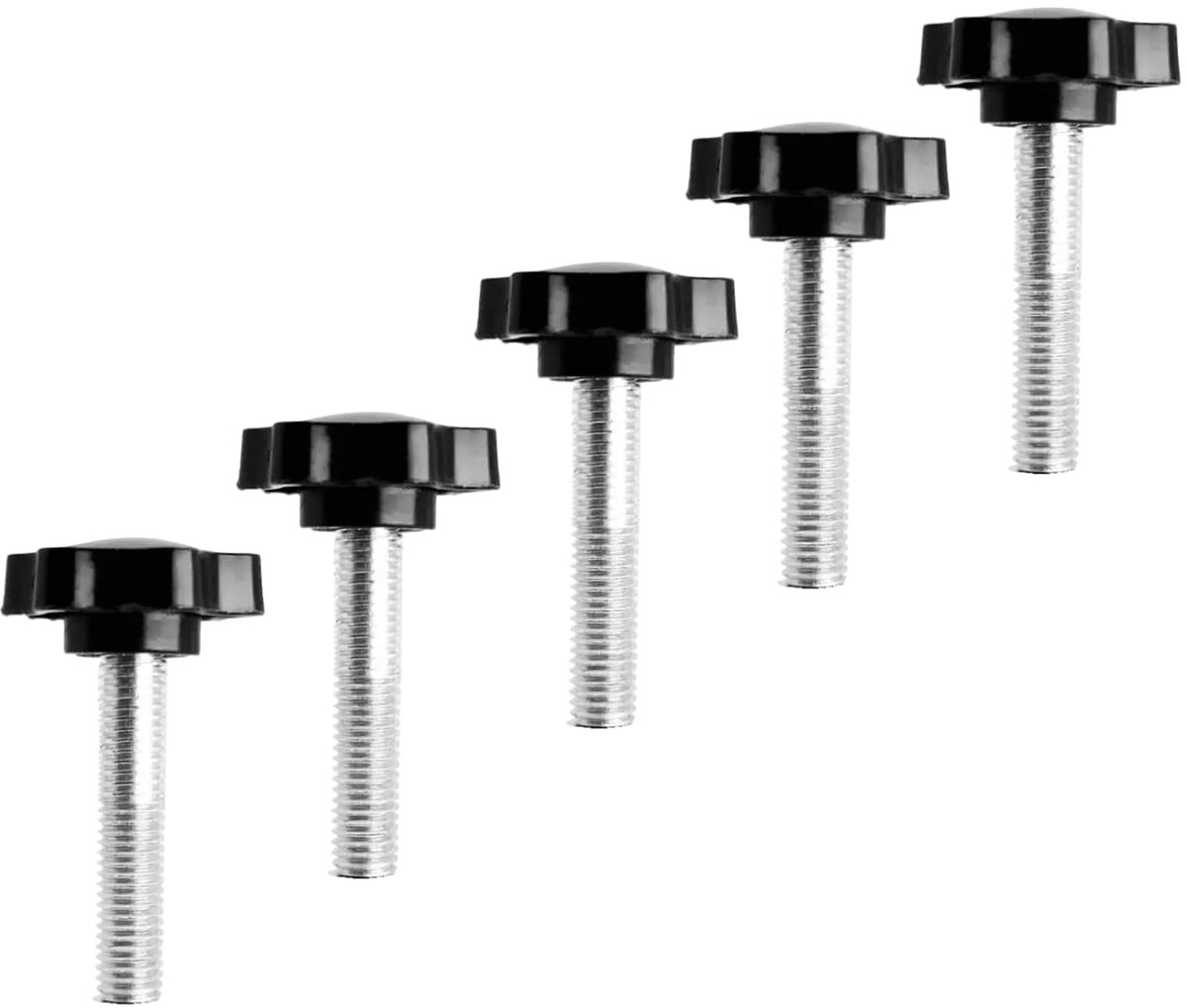 5 stuks sterschroeven m10 x 40, sterschroeven m10 voor stergreepmoer, sterschroef voor meubels, mechanische apparaten, elektronische apparaten (M10 x 40, 5 stuks)