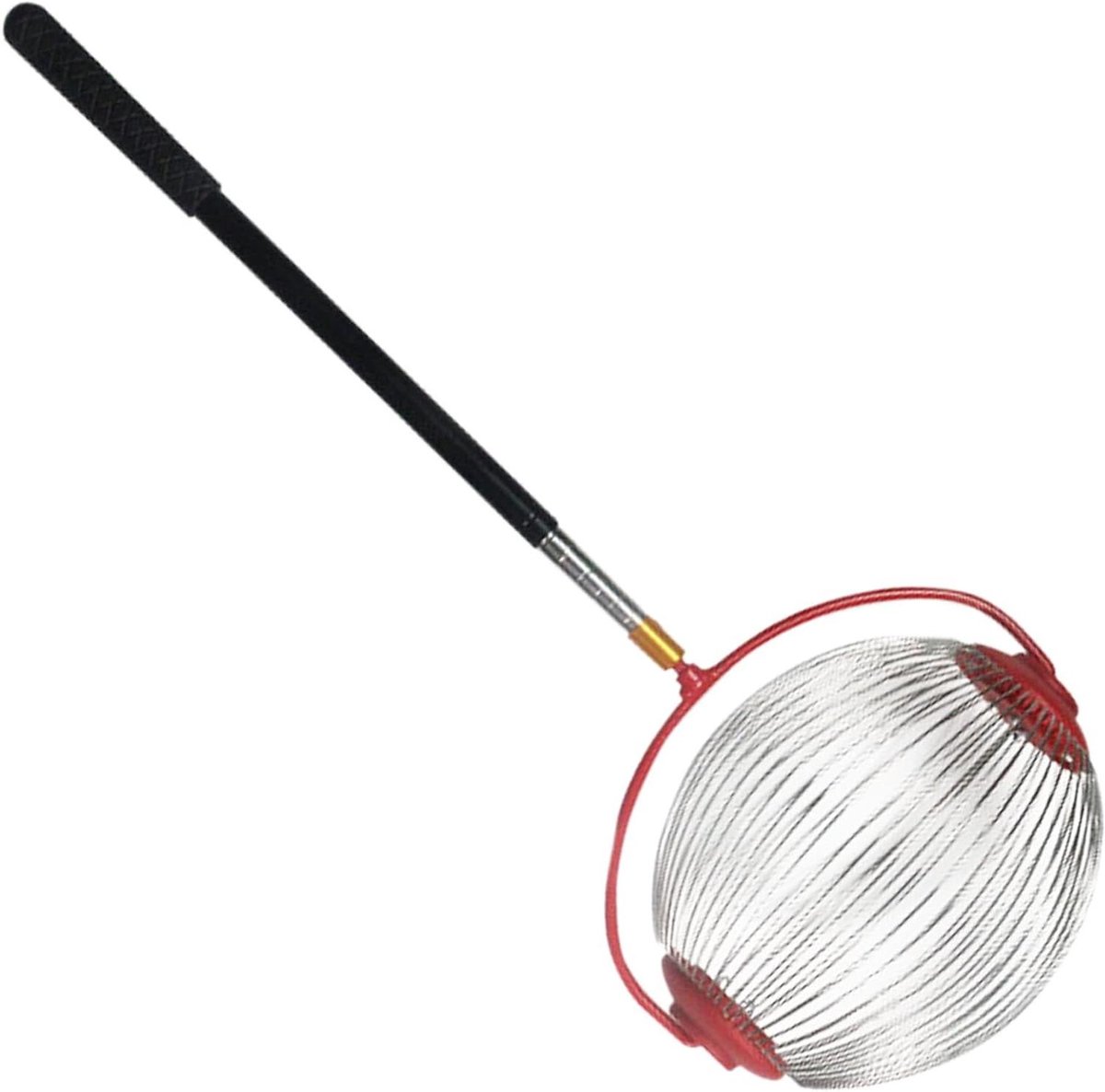 Notenverzamelaar - Fruitplukker Roller - Tuinonderhoud - Telescopische steel - 46-150 cm - Zilver