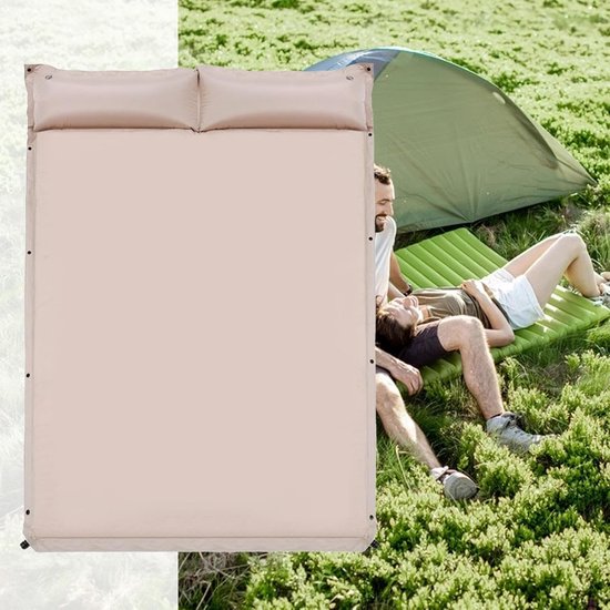 Kampeer Slaapmat - Luchtbed - Outdoor avontuur - Automatisch opblazen - 3 cm dik - Dubbel — afbeelding 3