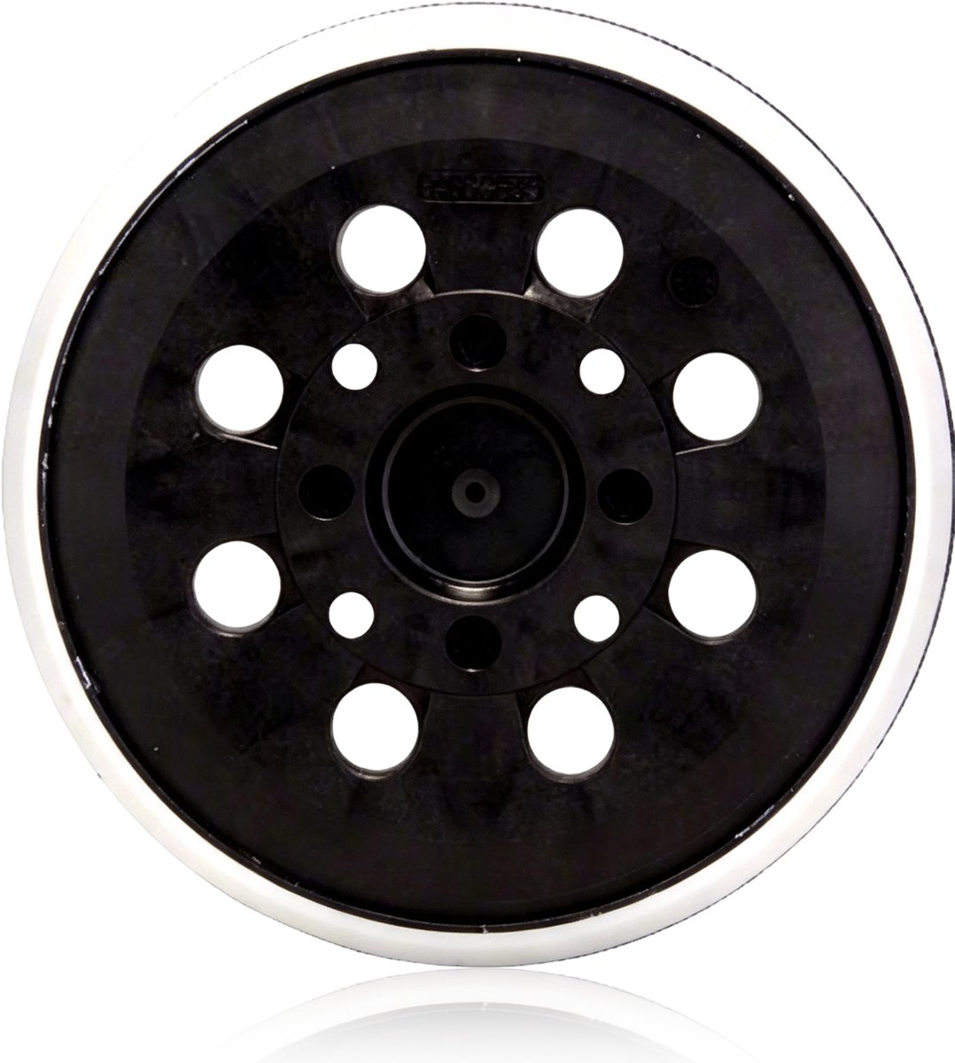longziming -Schuurzool 125 mm – Schuurpad met 8 Gaten – Klittenband Schuurschijf Houder – Vervangende Schuurzool voor Excentrische Schuurmachine – Slijtvast – 1 Stuk