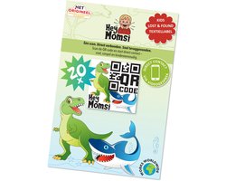 SnelShoppen - QR-Sticker Kind kwijt - snel terug - 20 stuks - Veiligheidsstickers voor kinderen - Ideaal voor school, feest, vakantie en uitjes - Wate