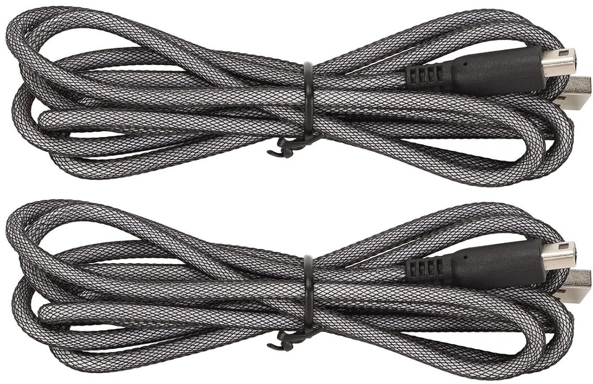 USB C-kabels van 1,5 meter voor 2DS, 3DS, XL, New XL en NDSI - 5 stuks, ideaal voor gaming en opladen