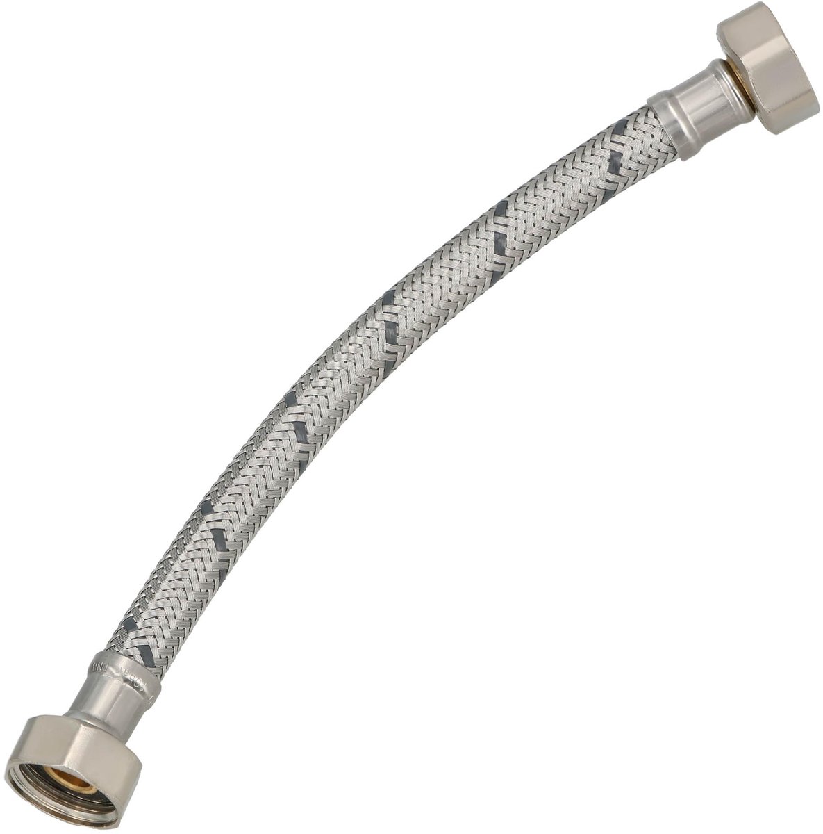 KOTARBAU® Flexibele Aansluitslang 1/2" x 1/2" - Flexibele Kraanslang 20 cm - Sanitaire Aansluitslang - Flexibele Verbindingsslang - Aansluitslang Armatuur - met Roestvrijstalen Vlechtwerk