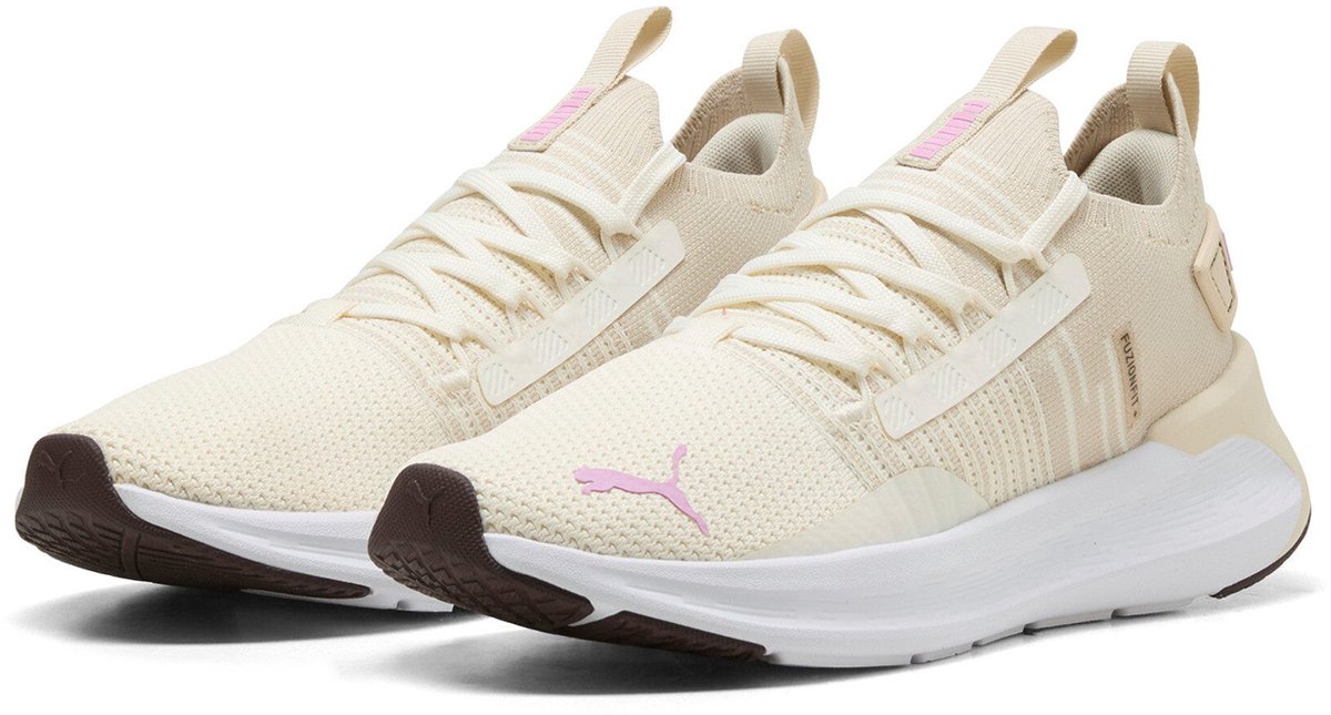Puma Dames Softride Symmetry Fuzion Wns 310460 Warm -Alpine Snow-Mauve Glow Bont