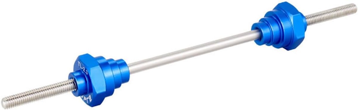 SnelShoppen - Center Stand Fietswiel Truing Adapter voor Fietsen met 12/15/20mm Naaf, Lichtgewicht Aluminium, CNC Afwerking, Geschikt voor Fietsonderh