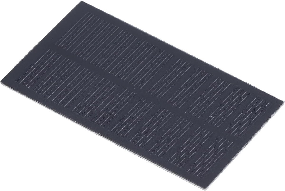 SnelShoppen - Monokristallijn Siliconen Mini Zonnepaneel 1W 5V DIY Zonnepaneel Module voor 3.7V Accu's Opladen - Lichtgewicht, Compacter, Hoge Stabili