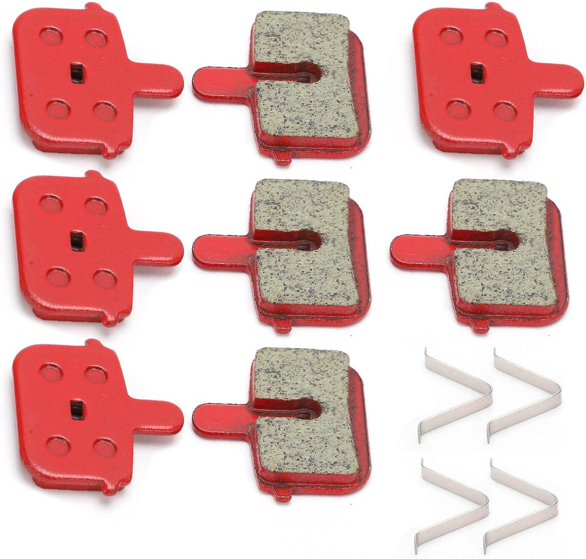 SnelShoppen - 4 Paar BB5 Remblokken Disc Remblokken Voor Fietsen, Duurzame Harshouding, Semi-Metalen Remvervanging Voor Elektrische Voertuigen, Mounta