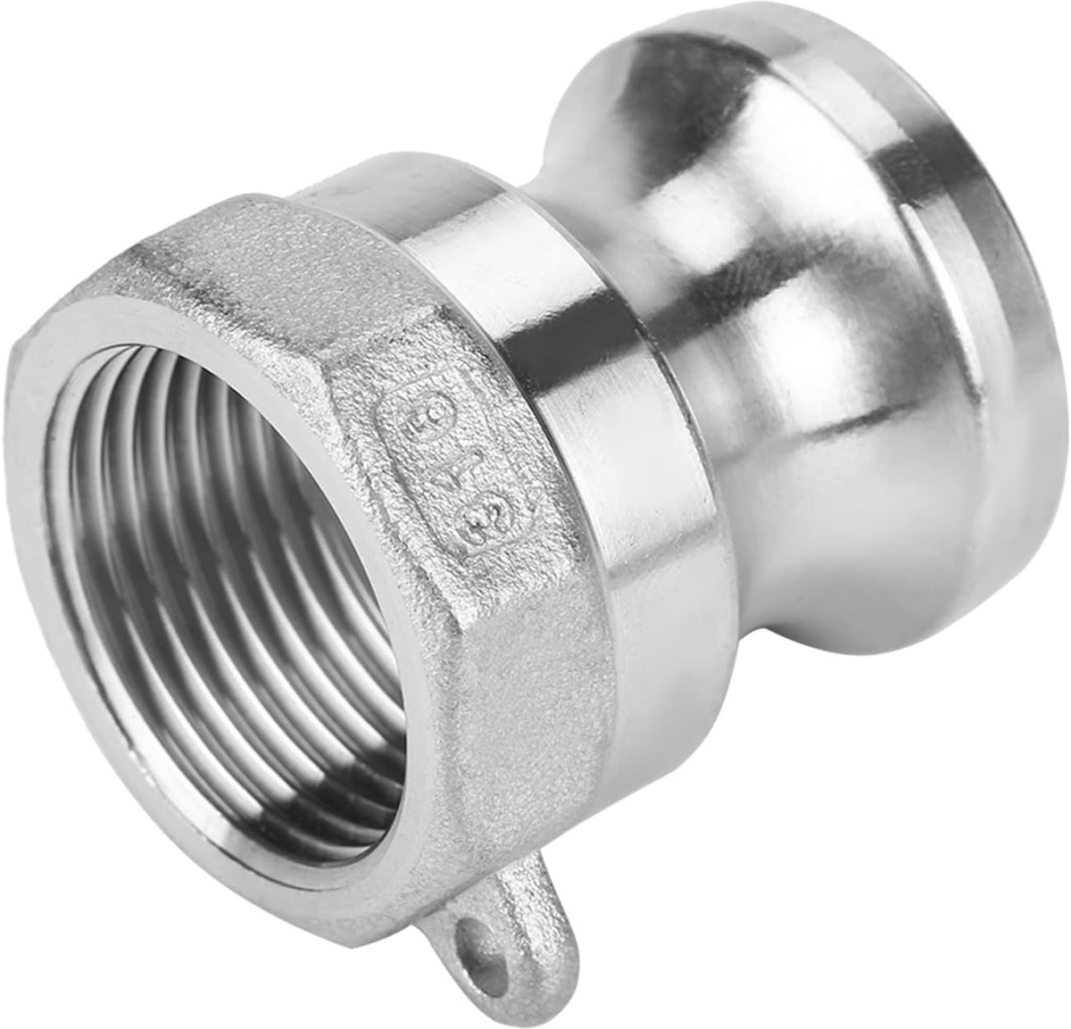 SnelShoppen - RVS Dn20 3/4 Camlock Fittingen A Afvalpomp Adapter Mannelijke Camlock Aansluiting met Vrouwelijke Pijpen