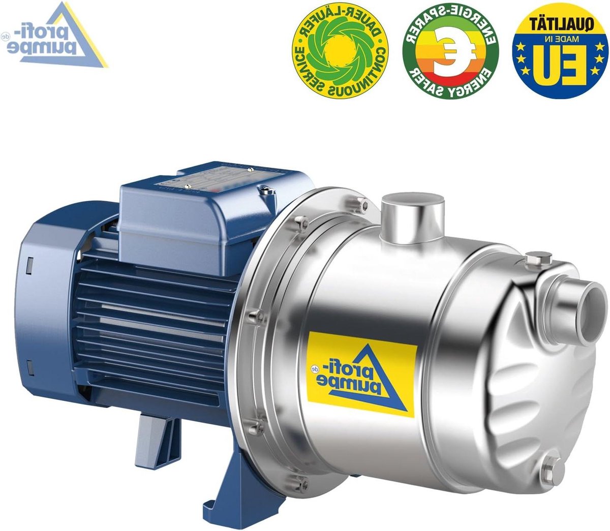 Dompelpomp Rvs - Waterpomp Zelfaanzuigend - Water Verplaatsen - Energiebesparend Stil - 4800 L/U - Zilver