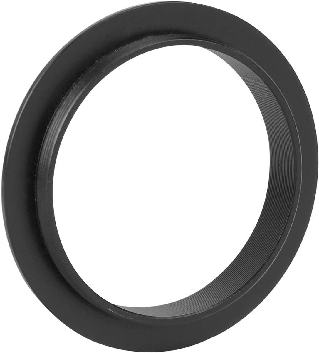 SnelShoppen - Cattle Ear Tag 1PCS M48mm-M54mm Adapter Ring Aluminium Legering Zwart Astronomische Telescoop Accessoire