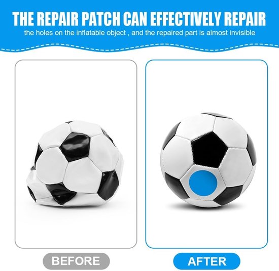 Reparatiepleisters Set - Vinyl PVC Patches - Zwembad Herstellen - Zelfklevend Snel - 20 Stuks van Merkloos — afbeelding 4