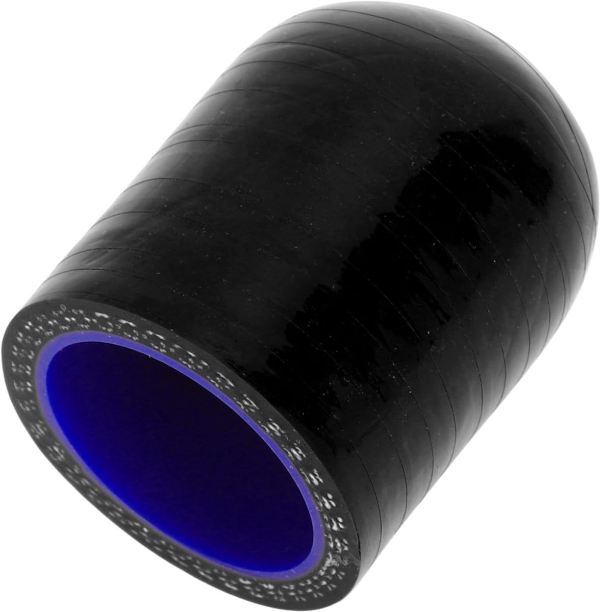 SnelShoppen - Silicone Rubber Slang Bevestiging 30mm Lengte 25mm Binnen Diameter Zwart Blauw - Universeel Toepasbaar voor Koelvloeistof en Motorolie