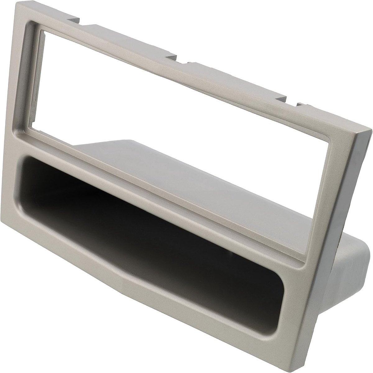 SnelShoppen - 1 DIN Autoradio Frame Adapter - Plastic - Geschikt voor Opel Astra H, Twin Top, Antara (L-A), Corsa D (S-D), Zafira B (A-H) - Grijs