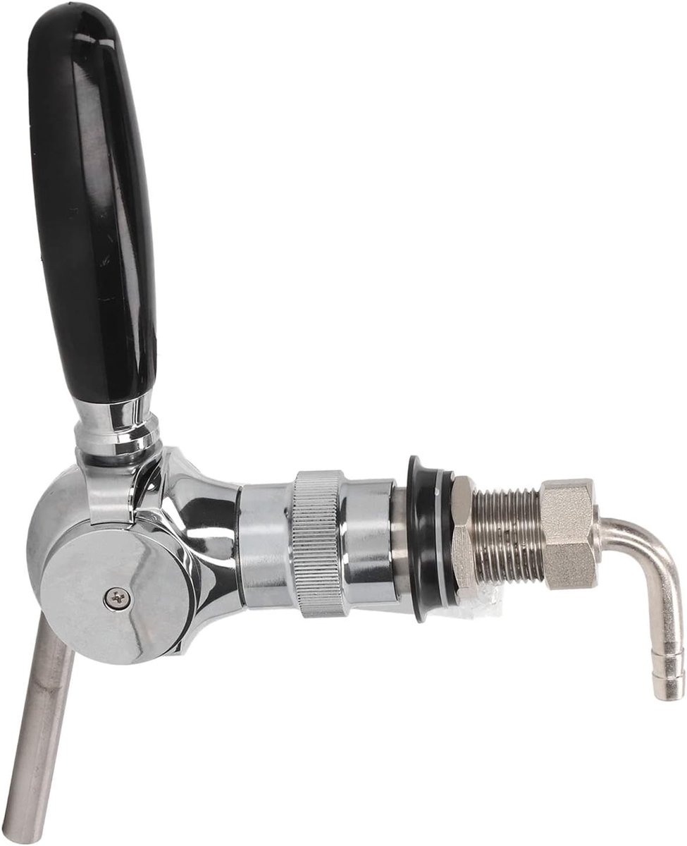 Beer Flow Control Faucet, Draft Beer Faucet, Beer Barrel Tap Stainless Steel Spheroidal Flow Rate Control Beer Tap - ShopVlot