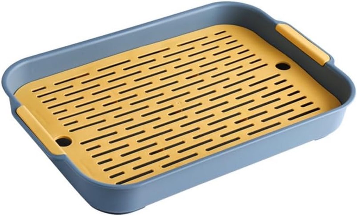 SnelShoppen - Konijnenbak - Kleine Dieren Toilet - Litter Box voor Konijnen en Cavia's - Duurzaam Plastic - Eenvoudig Schoon te Maken - Compact en Han