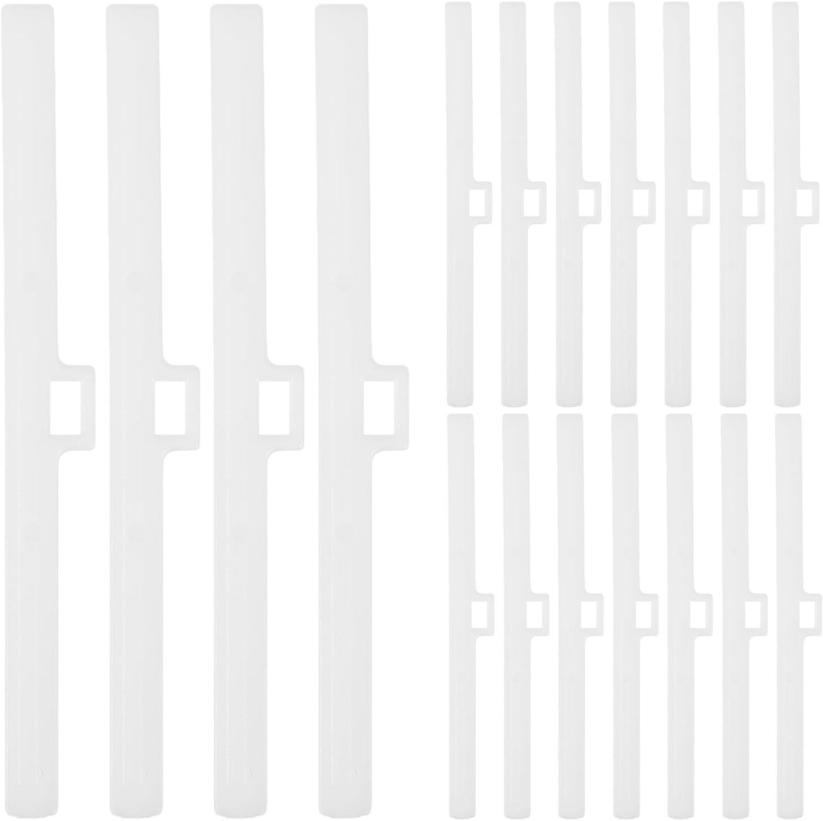 SnelShoppen - 30 Stuks Kledinghangers voor Gordijnen, Reparatiehaken voor Verticale Gordijnen, Vervangende Slats en Houders, Handige Accessoires voor