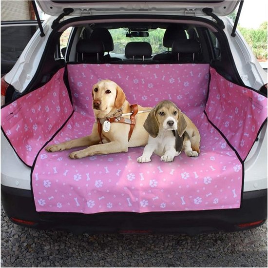 Hond Auto Stoelhoes - Huisdier Autostoel - Veilig Reizen - Waterdicht & Beschermend - 137x147 cm - Zwart Oranje