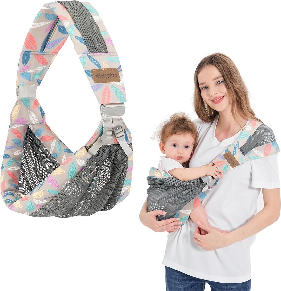 Verstelbare Draagzak - Baby Koala - Baby Dragen - Ergonomisch C-ontwerp - 3-36 Maanden - Blauw