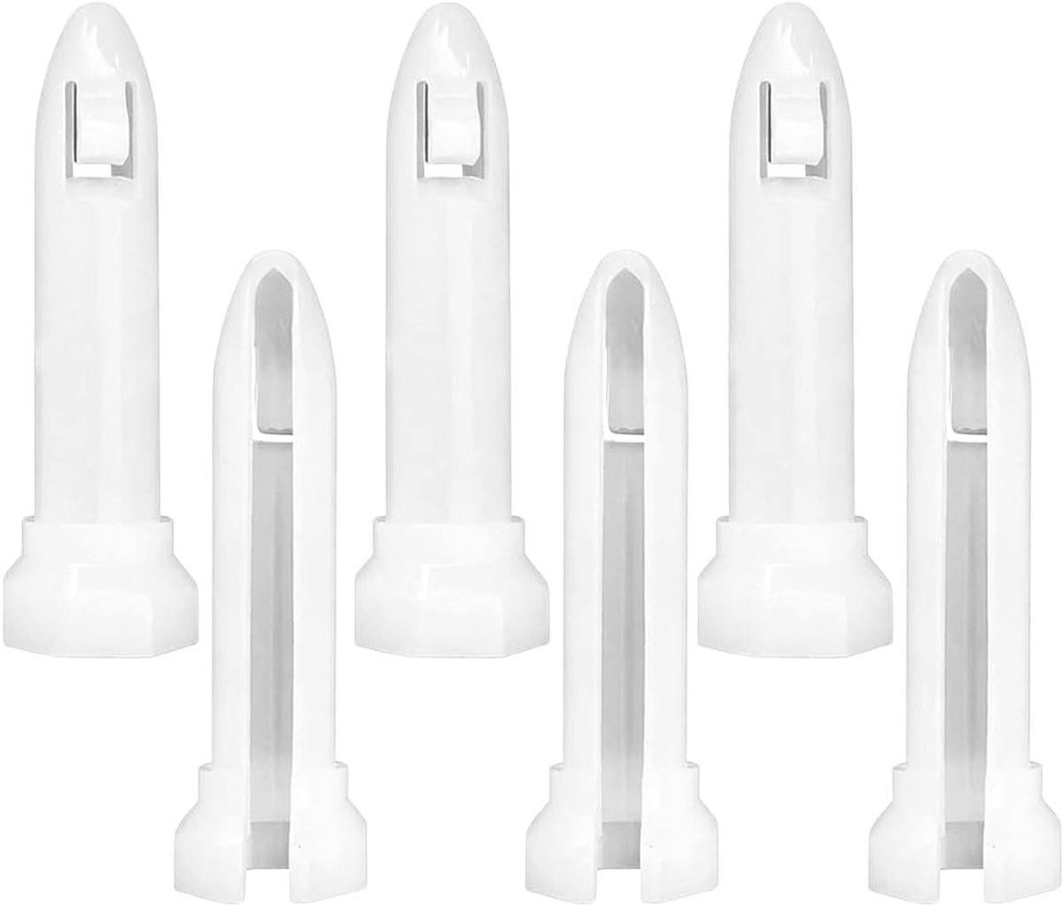 6 stuks wasmachine-schokdempers montagesokkel voor wasmachine 124004124/2, 7,4 x 1,4 cm - ShopVlot