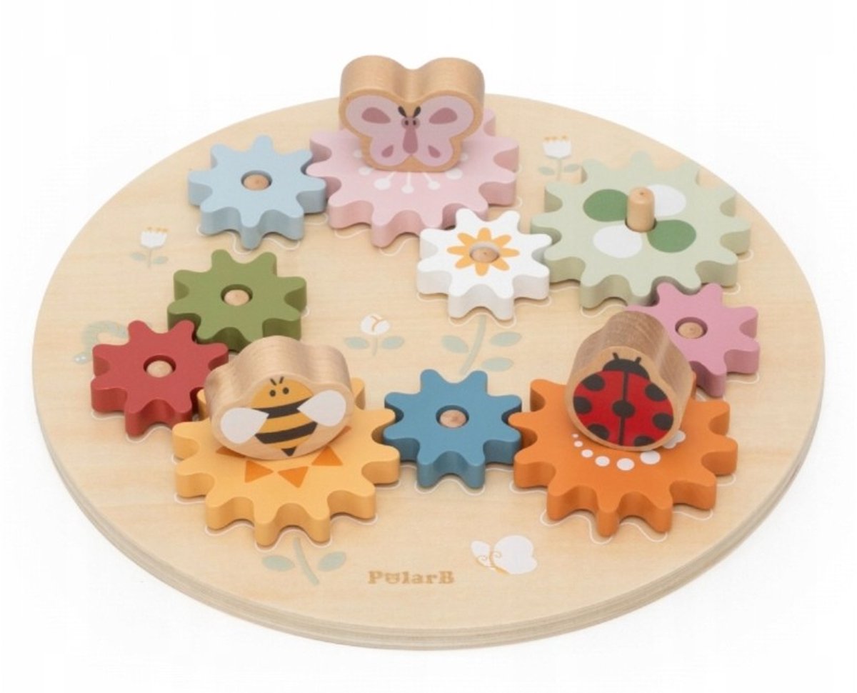 PolarB Houten Tandwiel Puzzel