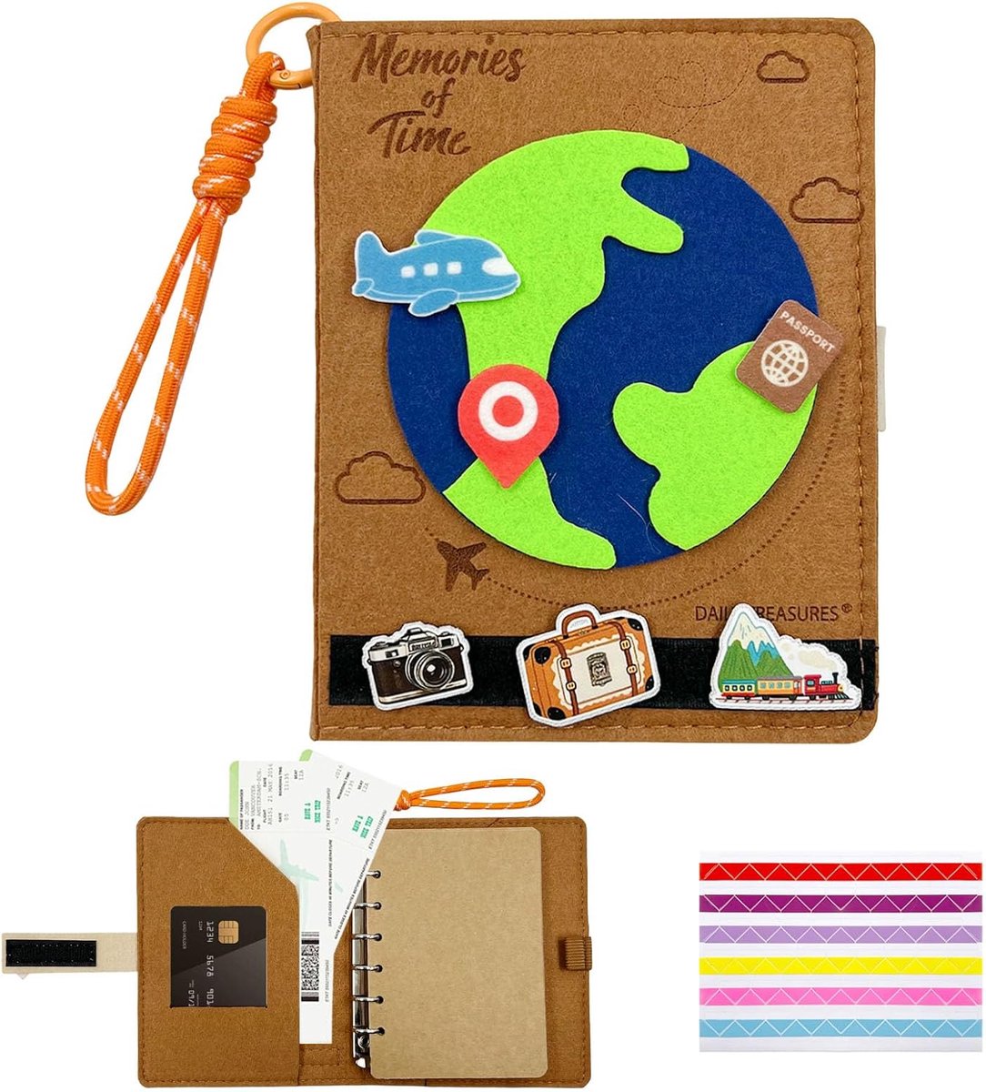 SnelShoppen - A6 Scrapbooking Albums voor Creatieve Projecten - 20 Bladzijden - Ideaal voor Foto's, Herinneringen en Knutselen - Multicolor - Perfect