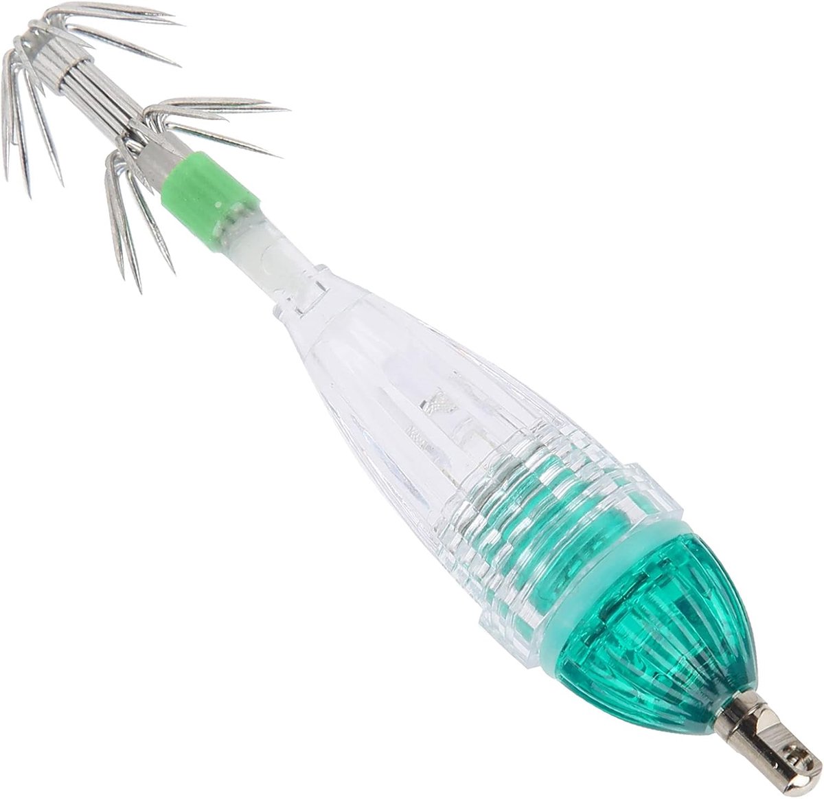 SnelShoppen - LED Vissershaak Licht, Onderwater Lamp voor Nachtvissen, Groene Kleur, Waterdicht, Squid Vorm, Ideaal voor Visserij, Camping en Avondact