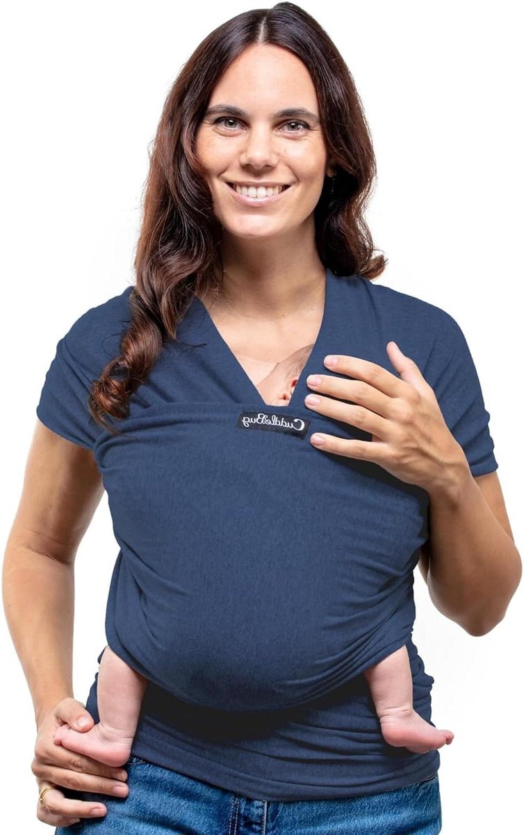 Draagdoek Baby - Babydrager Peuter - Handsfree Knuffelen - Heupvriendelijk Ontwerp - 3-16 kg - Donkerblauw