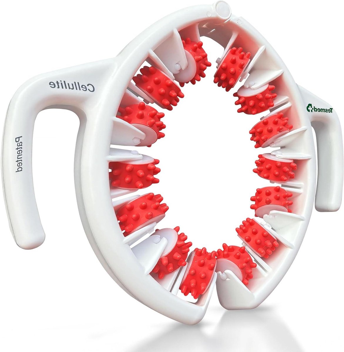 Anti-cellulitis Massager - Huidversteviger Lichaam - Huid Verbeteren - Gepatenteerde Roller Technologie - Verstelbare Breedte - Rose