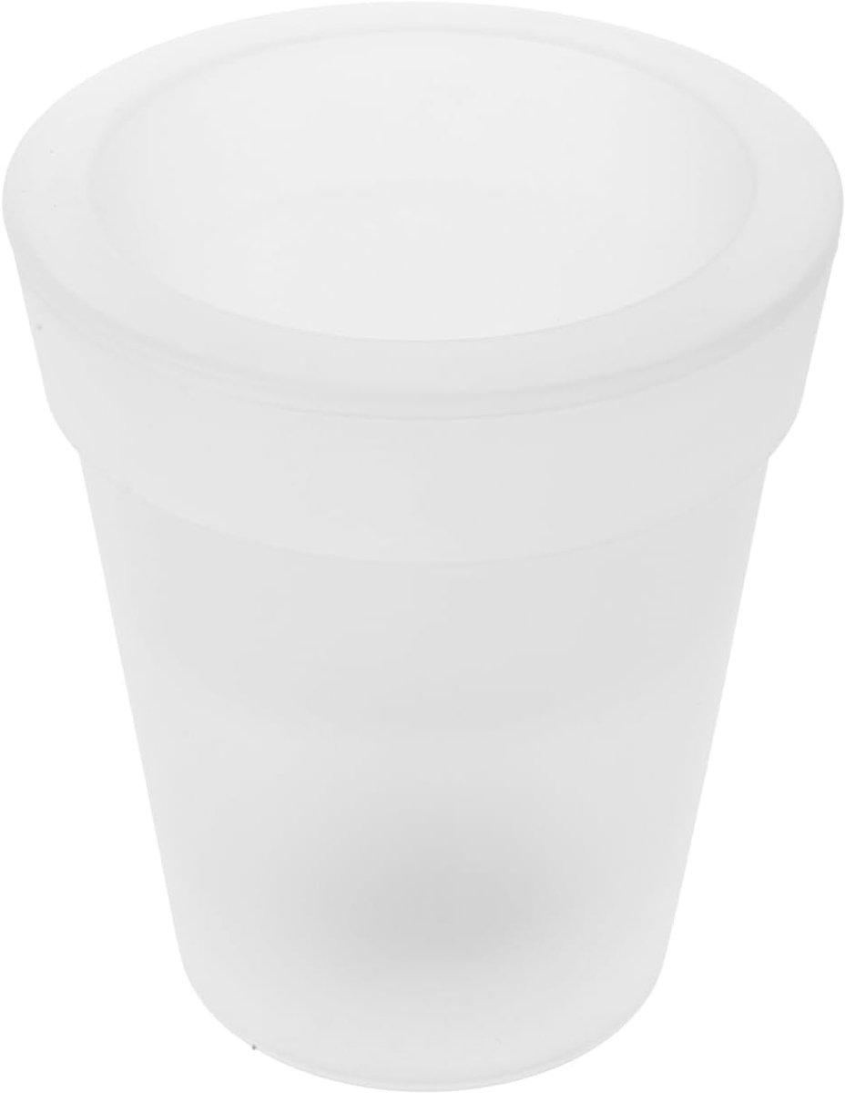 SnelShoppen - Happyyami Led-bloempot op zonne-energie, waterdichte tuinlamp met warm licht voor balkon, terras en tuin, creatieve decoratie, sfeervoll