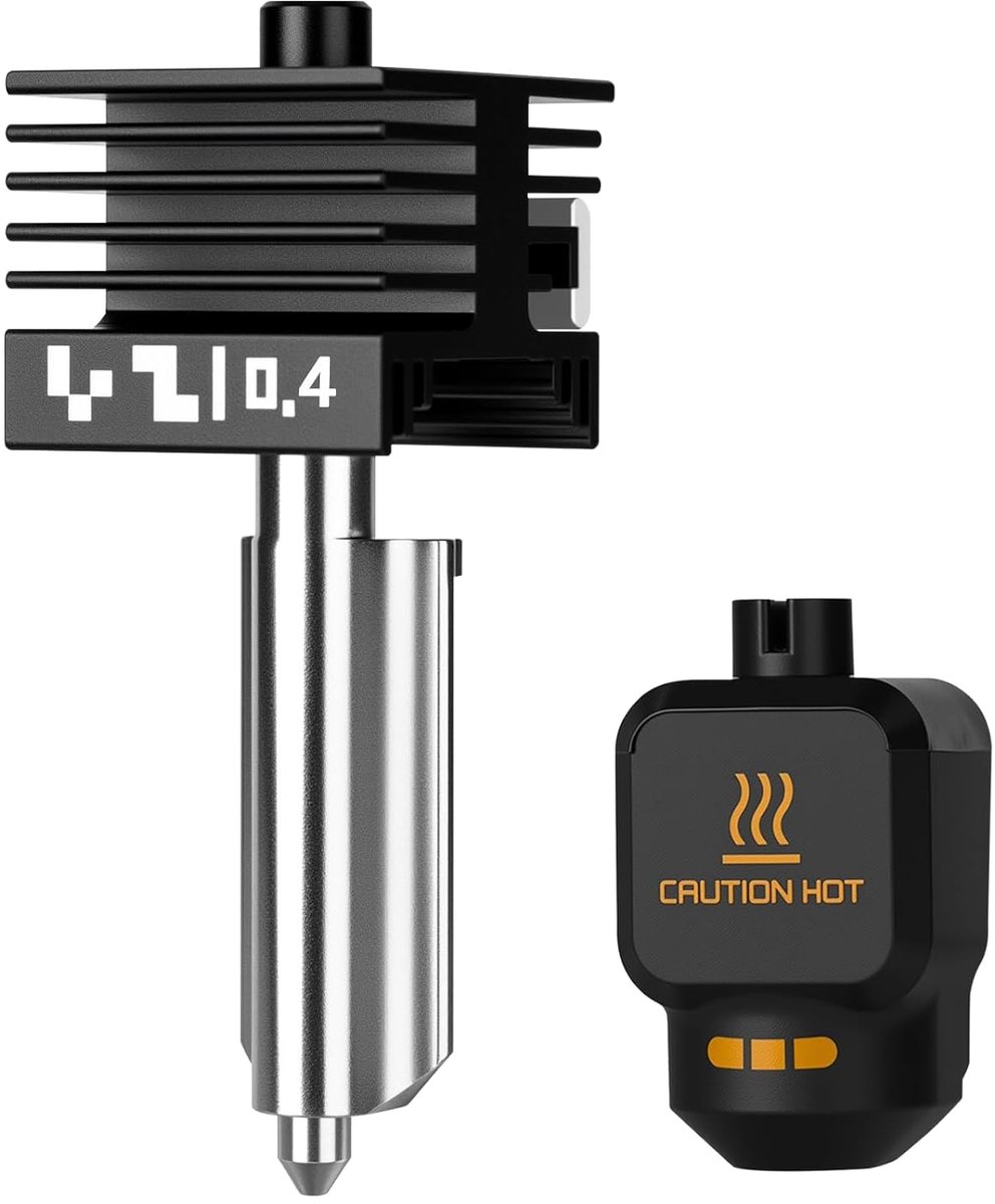 SnelShoppen - P2S Hoge Snelheid Geïntegreerde Snelle Verwisselbare Hotend, 0.4mm Geharde Stalen Mondstuk, Hoge Temperatuur Extruder Hot End Vervanging