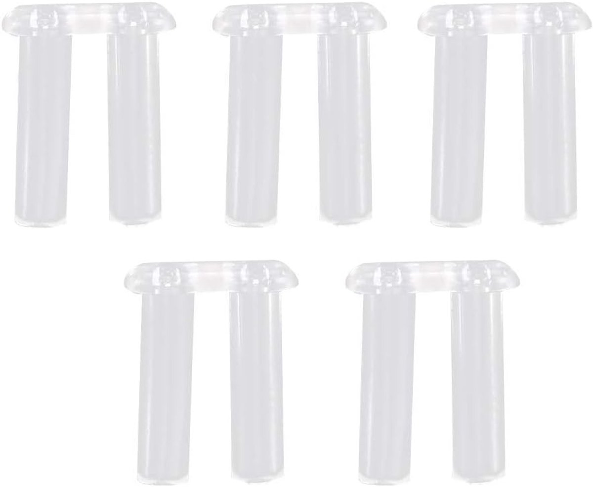 Oogglazen reparatie set 200 stuks - 5 soorten reparatietools - transparante accessoires - ideaal voor frameloze brillen - ShopVlot