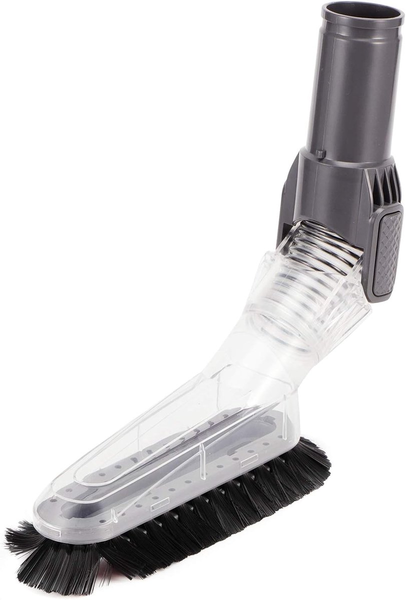 SnelShoppen - 32mm Flexibele Zachte Stofzuigerborstel - Buigbare Stofzuigerkop voor Meubels - Hoogwaardige ABS Materiaal - Eenvoudig te Installeren -