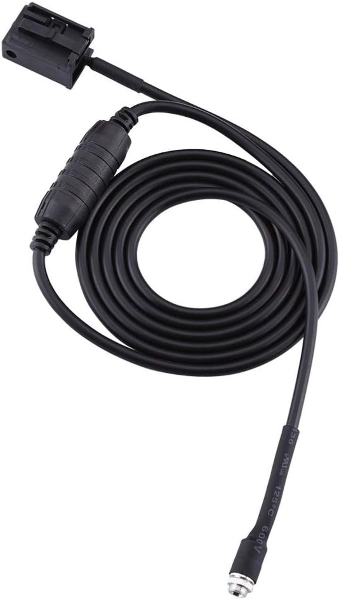 SnelShoppen - Auto Auxiliaire Adapter Kabel Zwart Vrouwelijk voor Z4 X3, Efficiënte Gegevensoverdracht, Eenvoudige Installatie voor E85 E83, Plug and