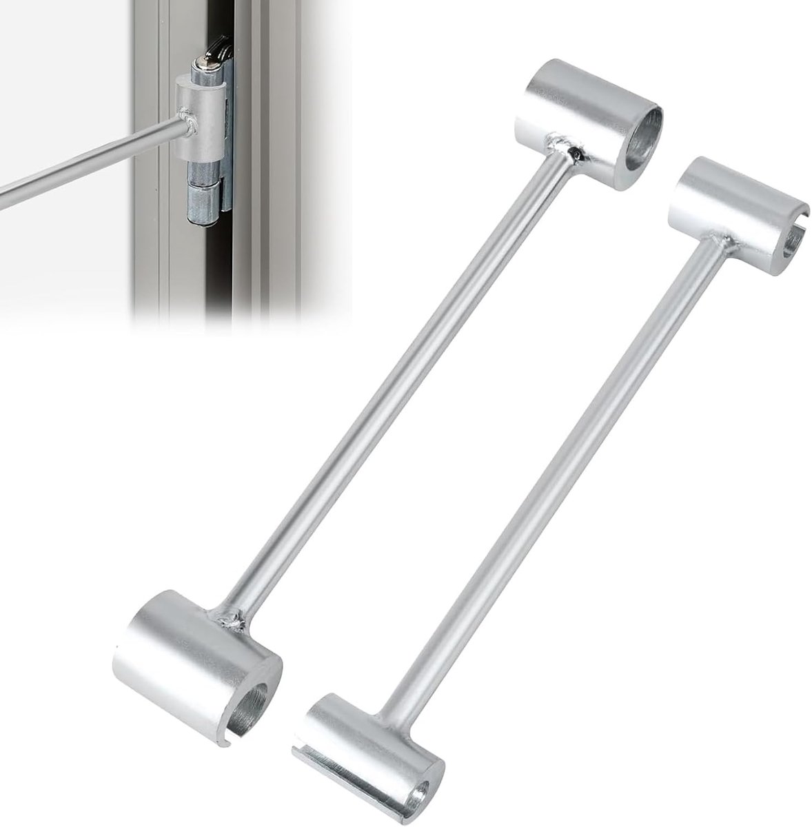 SnelShoppen - 2-delige Deurscharnier Afstelgereedschap 14-18 mm en 23-25 mm Hinge Gap, Afstel Sleutel, Deurscharnier, Reparatie Tool, Dubbelzijdig, Hi