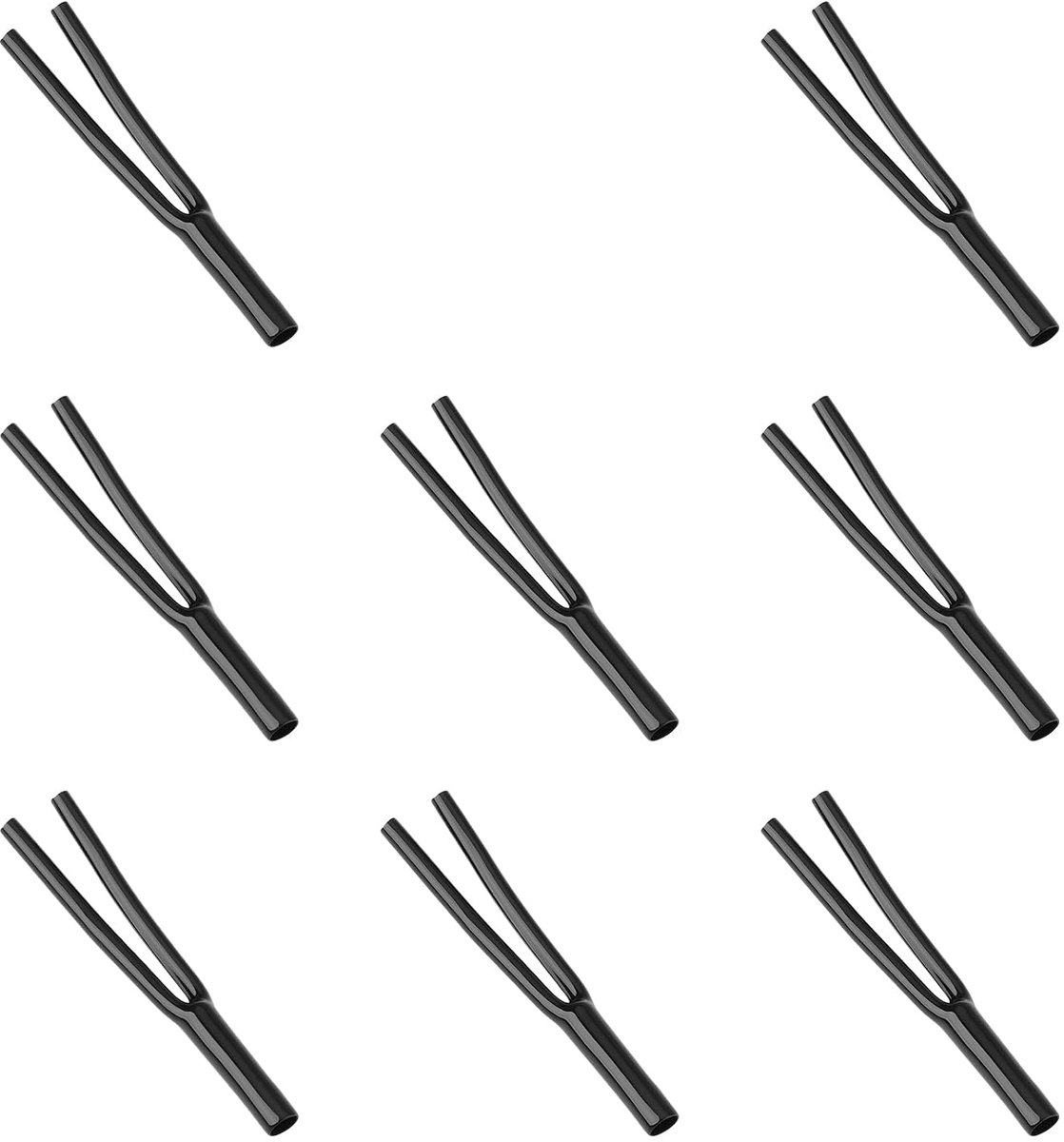 SnelShoppen - 8 Stuks 7x3mm Speaker Kabel Y Splitter Draad Pantser Bescherming voor Audio en Speakers - Duurzaam PVC - Perfect voor Kabelbeheer