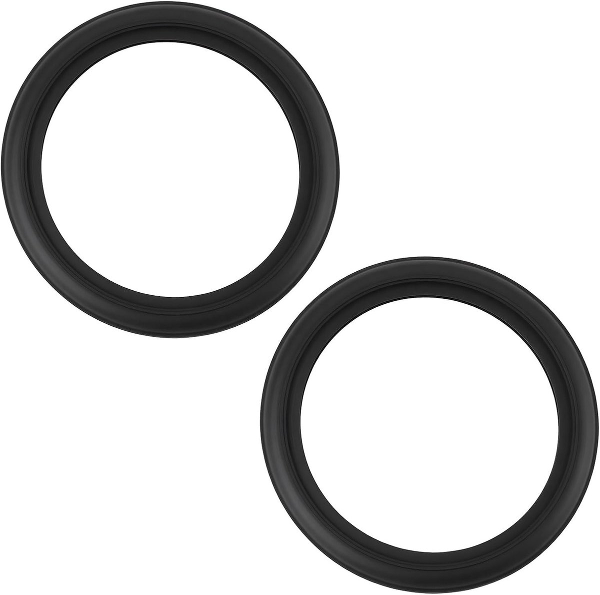 SnelShoppen - 2X Toilet Tank Lip Rubber Seal 362.771.00.1 54x44x6.4mm Geschikt voor Geberit Verborgen Tanks, EPDM Rubber, Hoge Elastisiteit, Eenvoudig